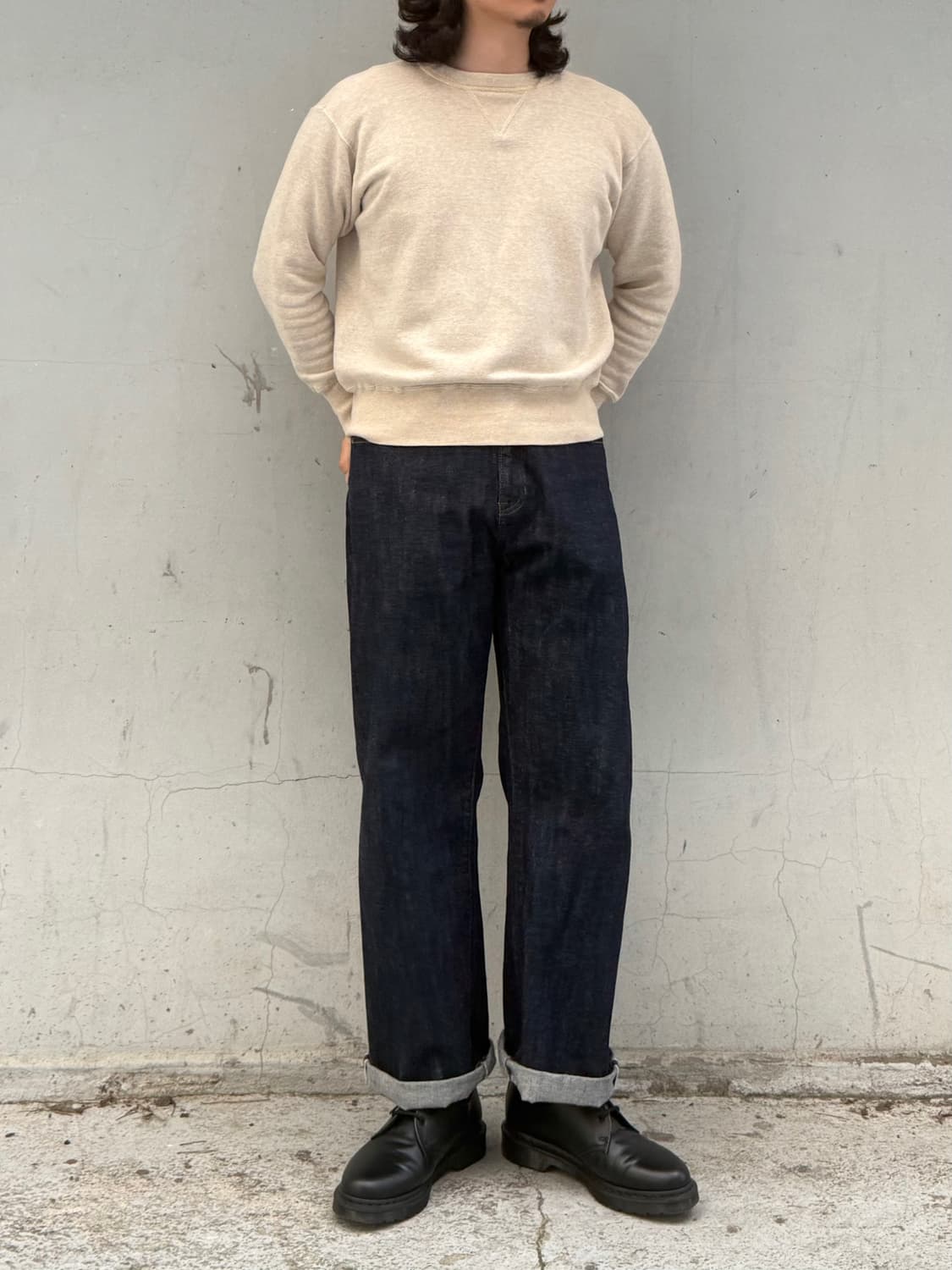 에스피오나지 셀비지 데님 다크 인디고 L 상품이미지1