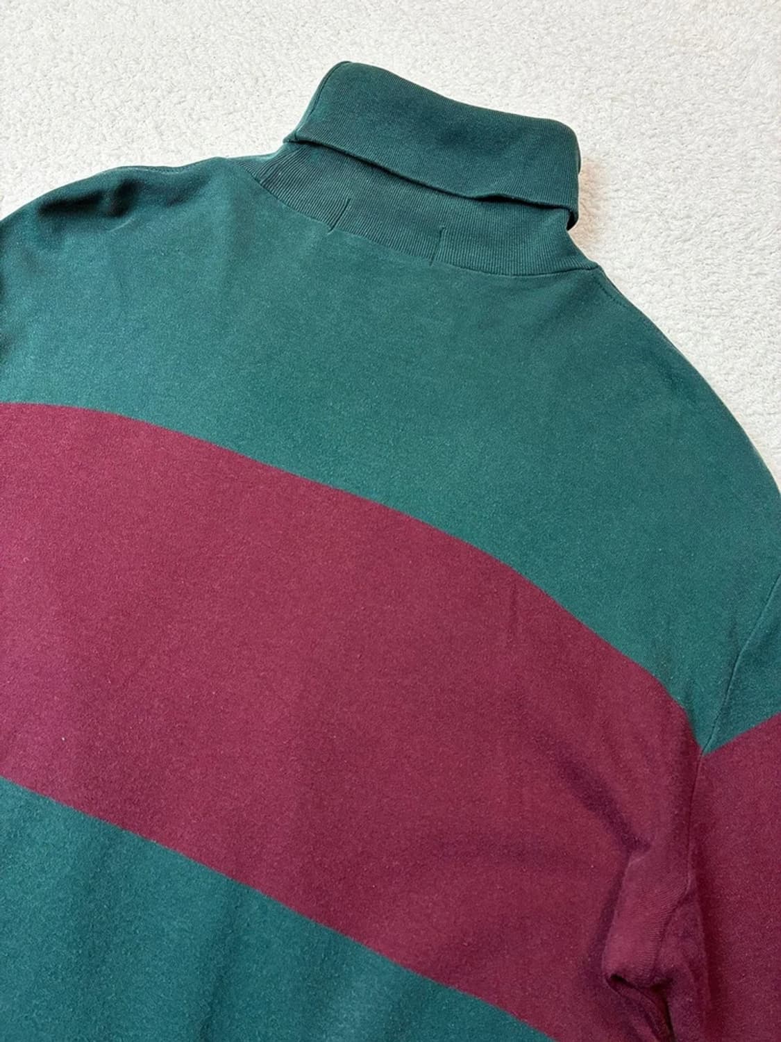 폴로 랄프로렌 80's 스트라이프 배색 폴라 롱슬리브 PN6132 상품이미지2