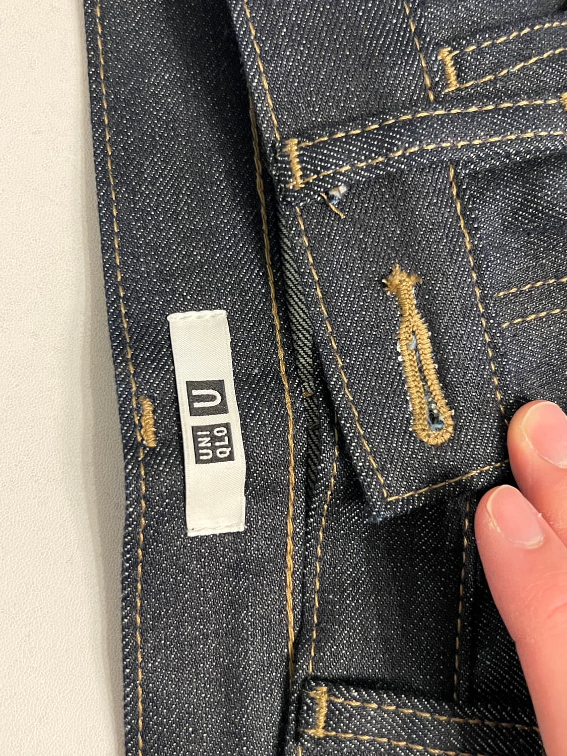 유니클로 U 레귤러피트진 샐비지 데님 31사이즈 상품이미지4