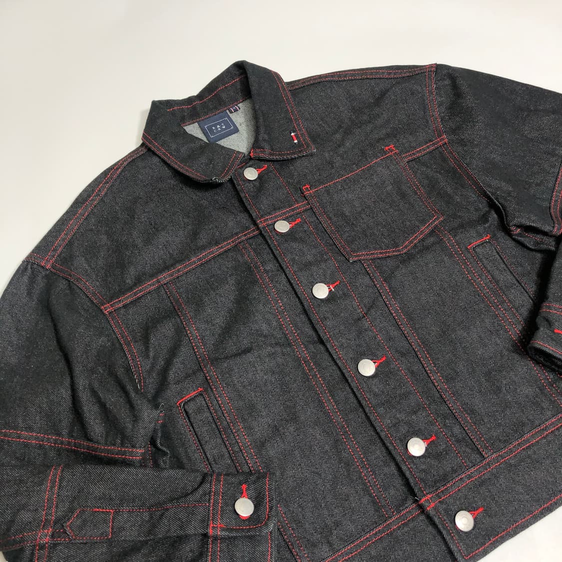 로맨틱크라운 스티치 데님자켓 S 상품이미지4