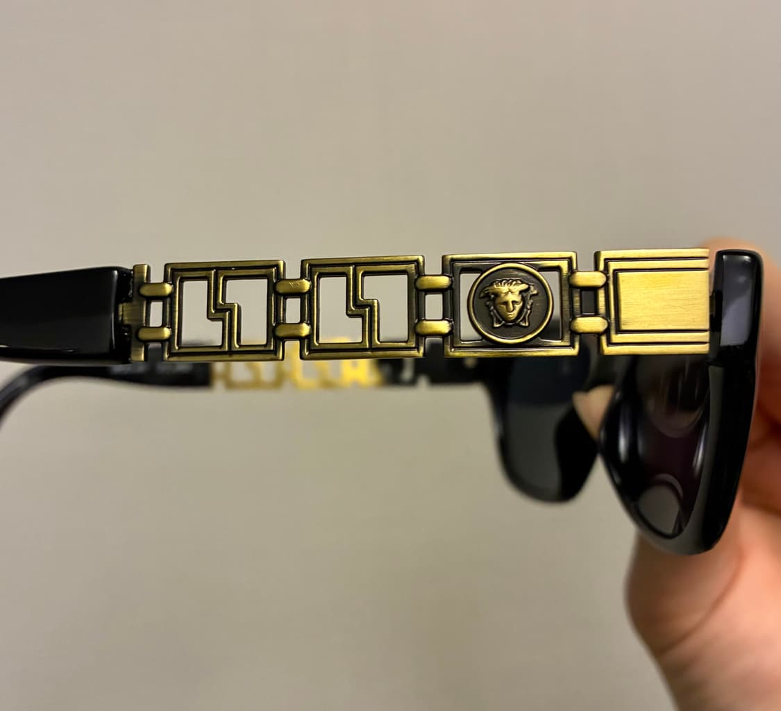 90s VERSACE 지아니 베르사체 스퀘어 빈티지 선글라스 상품이미지5