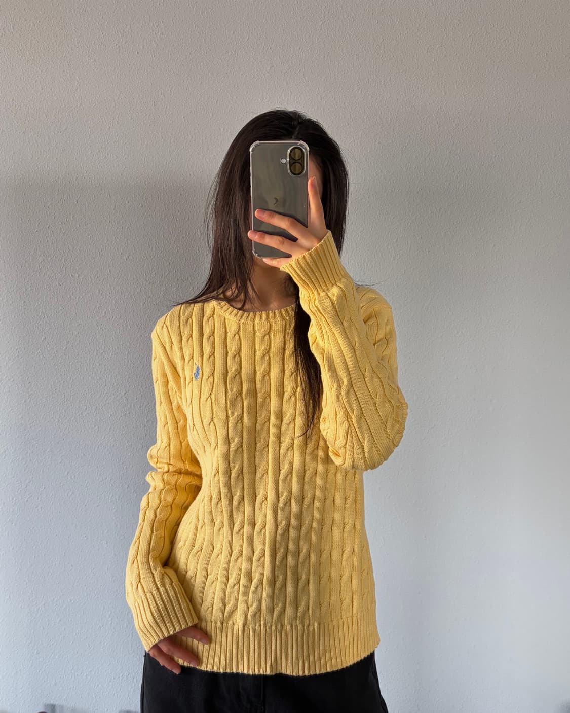 [S-M]폴로 랄프로렌 꽈배기 케이블 코튼 니트 상품이미지2