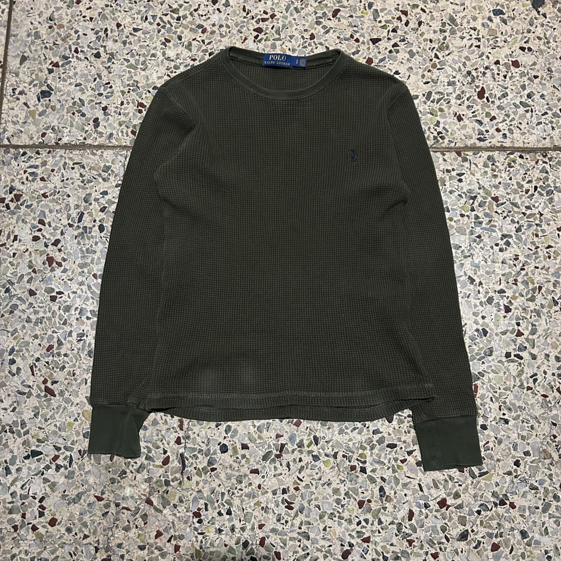 폴로(POLO RalphLauren)올리브 와플니트 상품이미지1