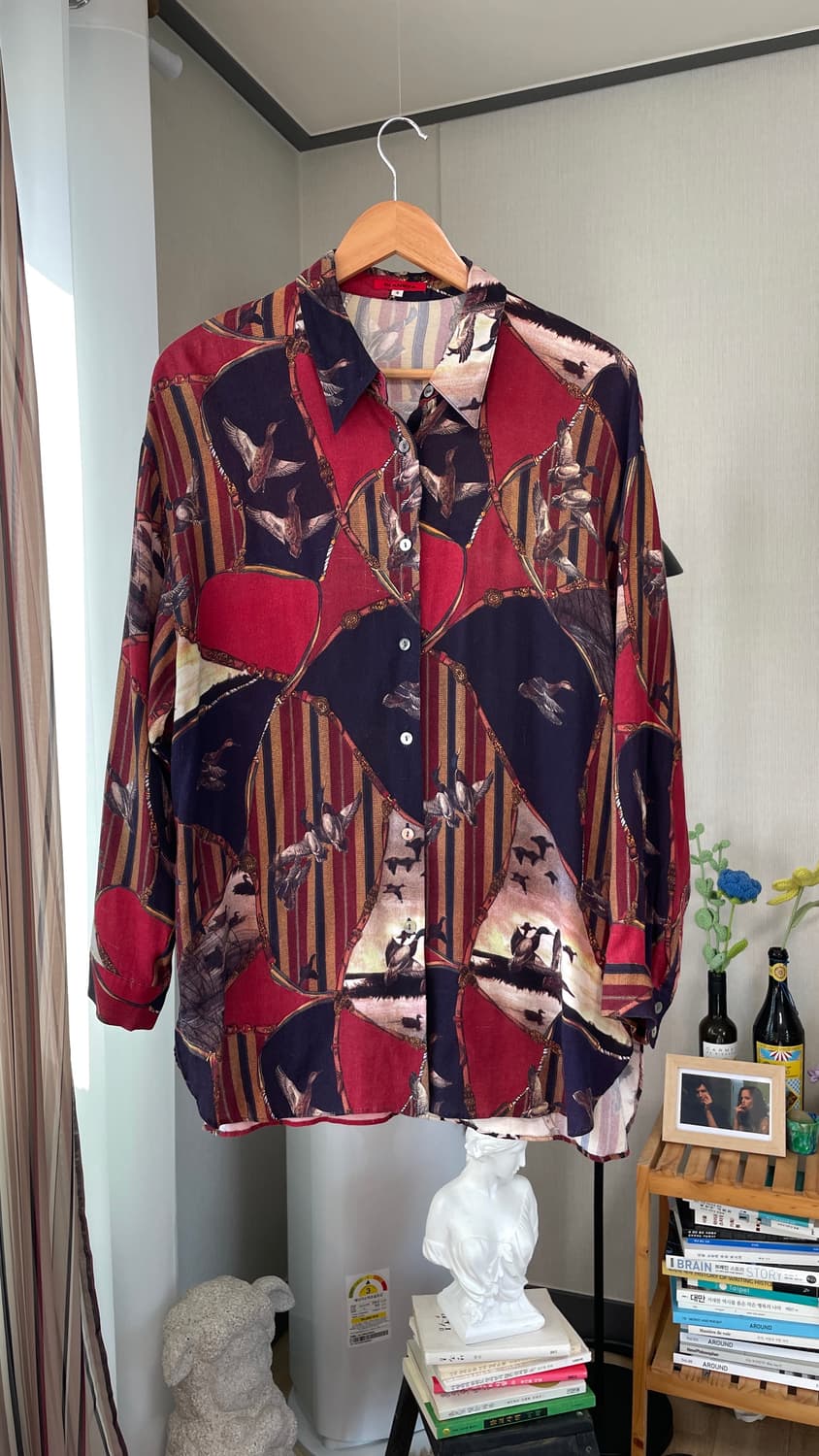 90s 빈티지 덕 앤 체인 클래식 셔츠 상품이미지4