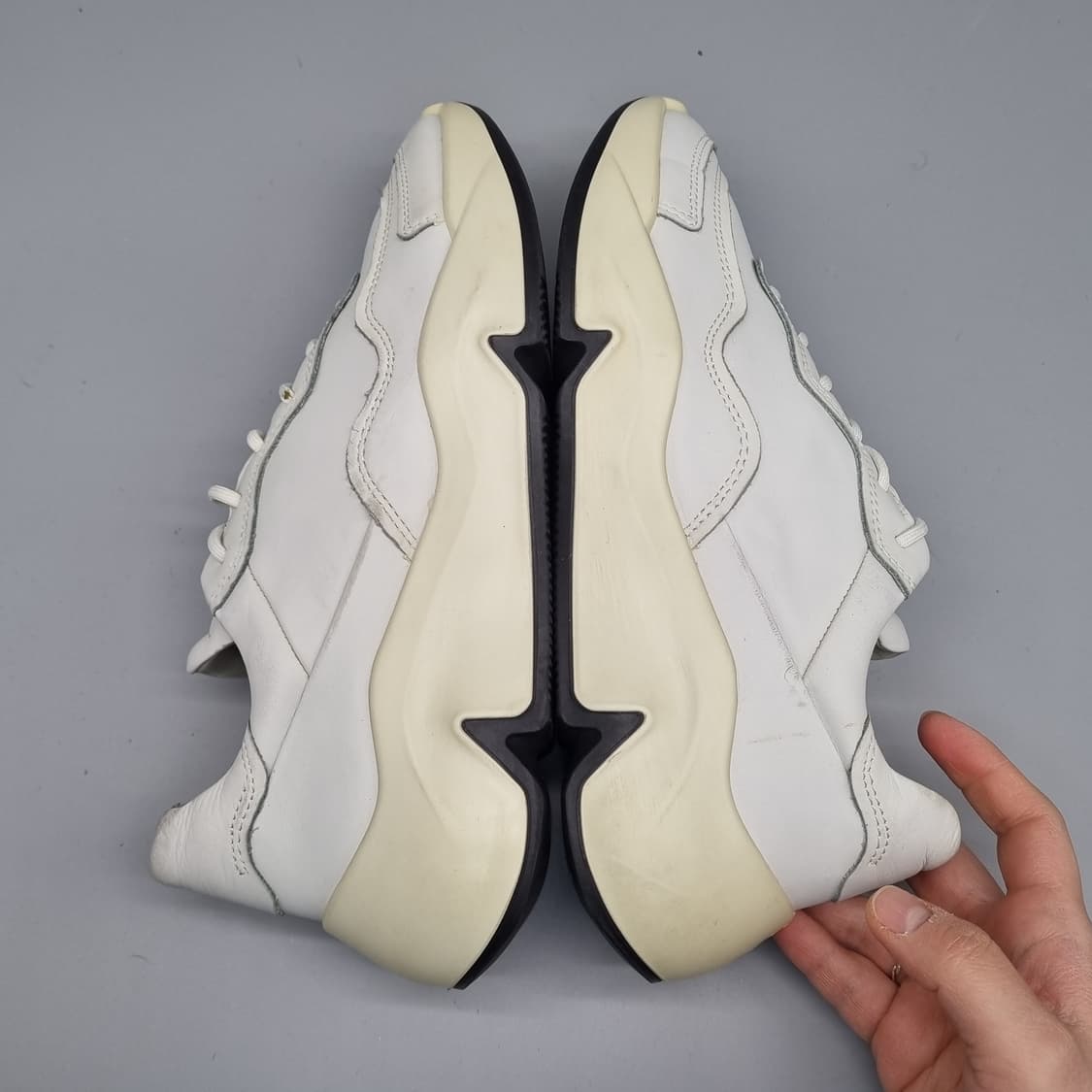 에코 청키 레더 여성스니커즈240 굽4 상품이미지5