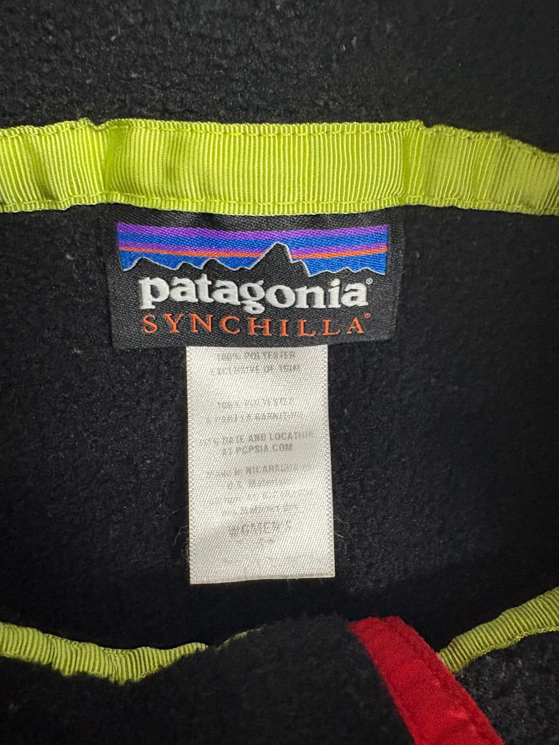 빈티지 파타고니아 신칠라 스냅티 블랙 우먼즈S 상품이미지5