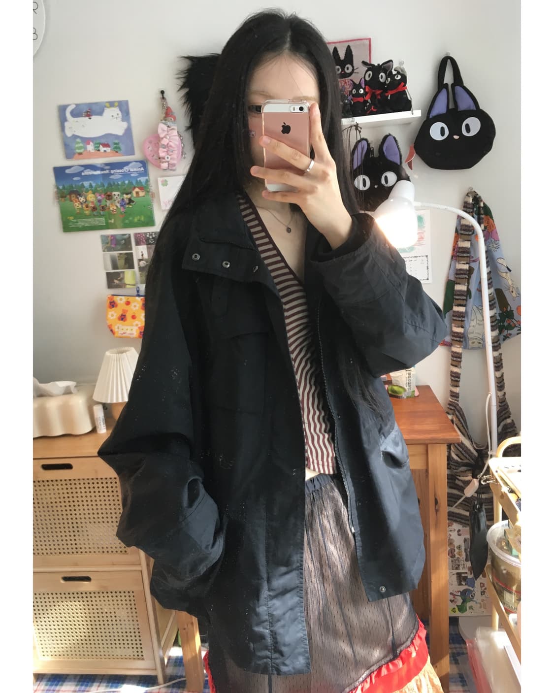 vintage utility field jacket black 상품이미지3