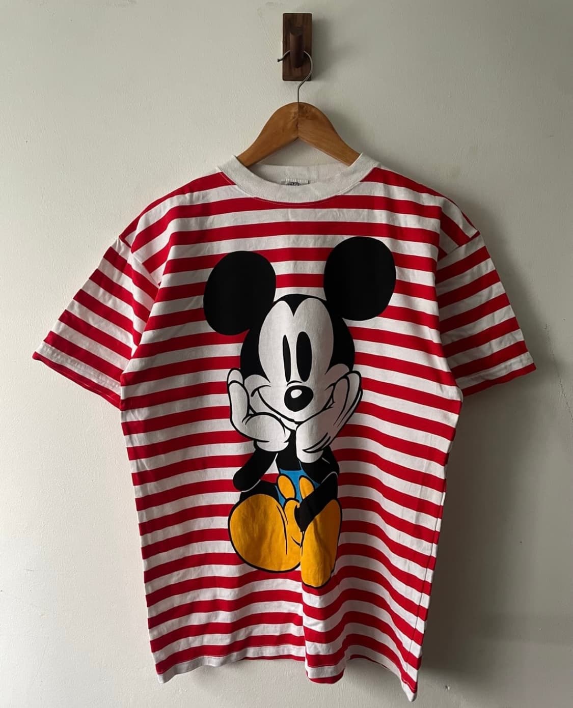 USA Vintage Disney Mickey Stripe T-Shirt 상품이미지1