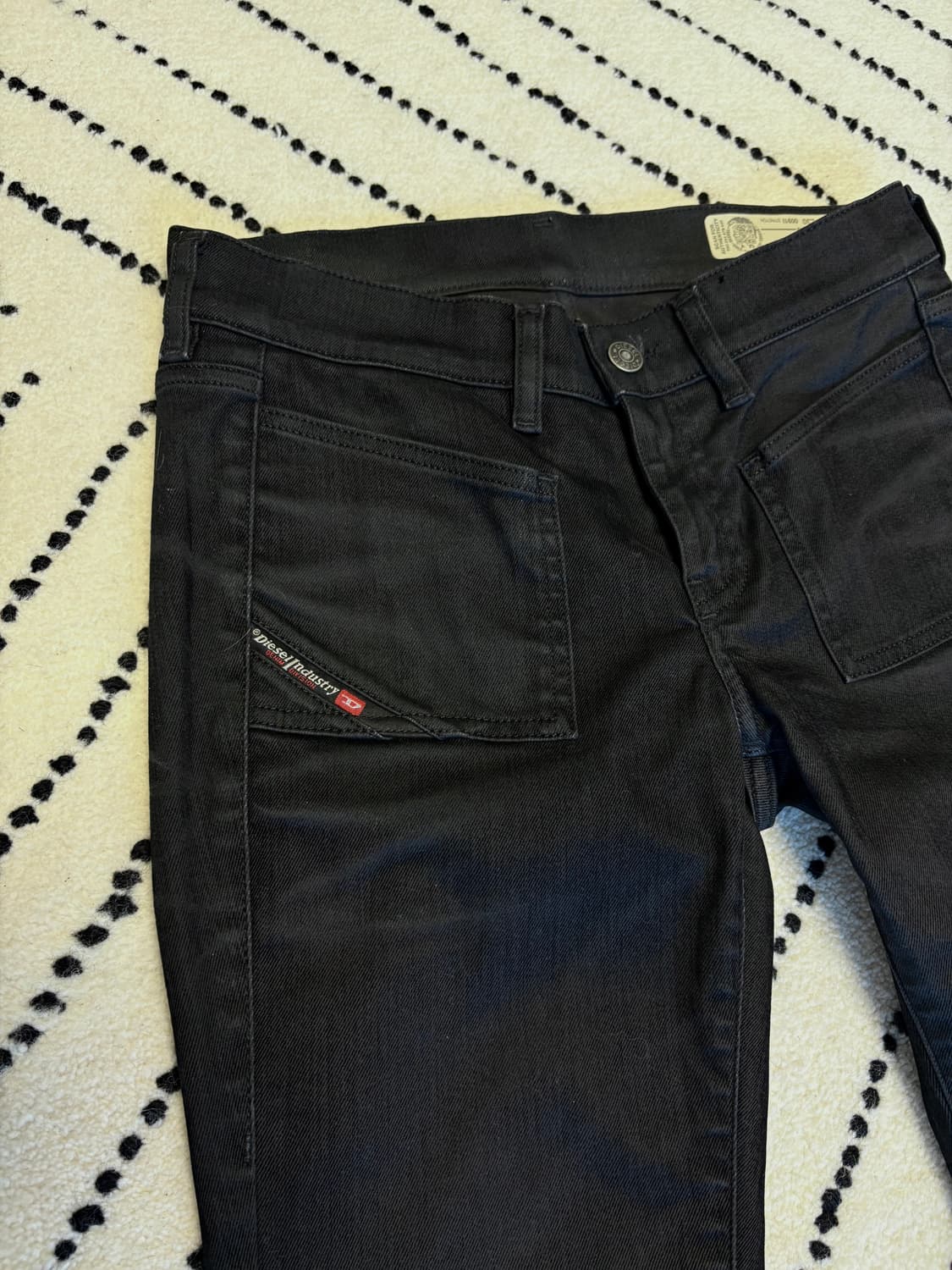 디젤 왁싱 부츠컷 데님 로우웨이스트 26 상품이미지6