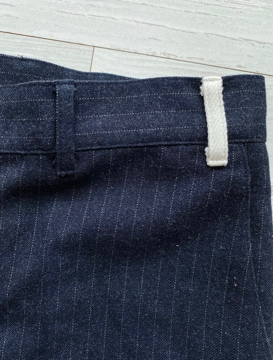 조거쉬 아카이브 네이비 스트라이프 울 트라우저 상품이미지5