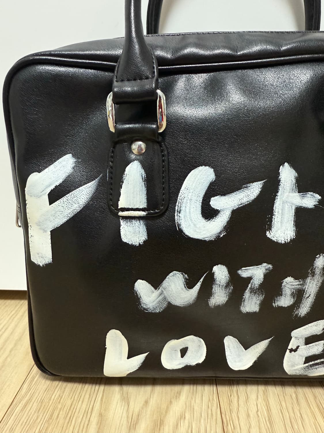 꼼데가르송 걸 페인트백 블랙 상품이미지2