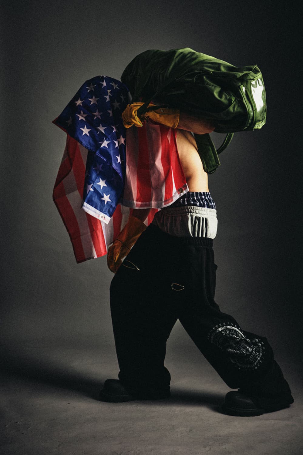 5015 새깅 레이어드 스웨트팬츠 상품이미지4