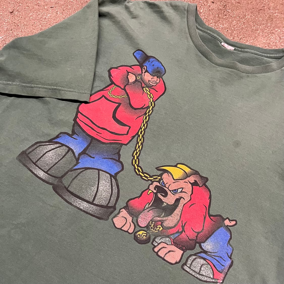 빈티지 힙합 그래픽 티셔츠 (110) 상품이미지2