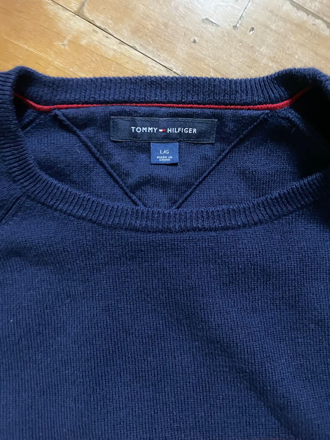 타미힐피거 컬러블록 니트 L (105) 상품이미지2