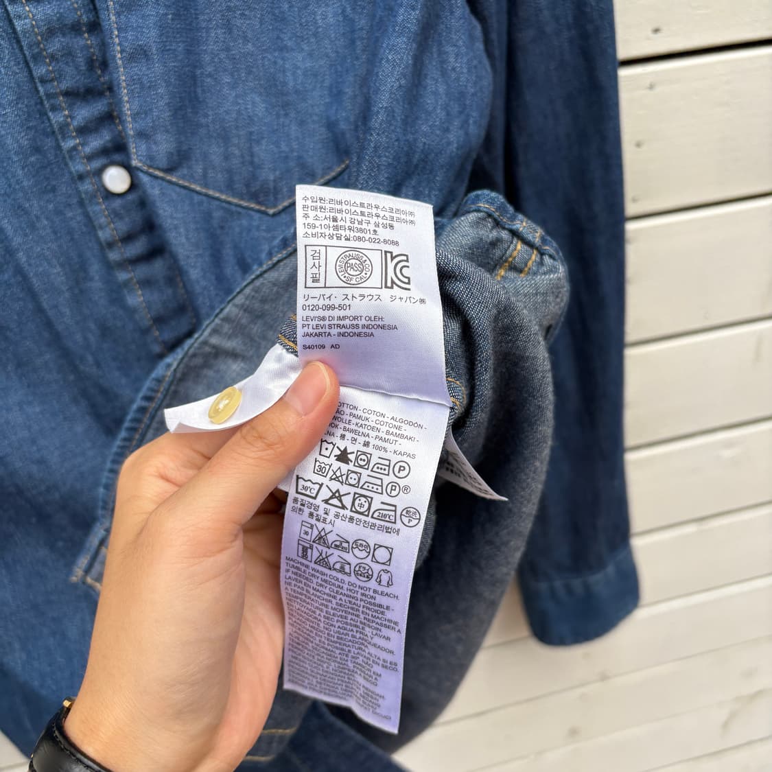Levi’s 리바이스 데님 셔츠 상품이미지5