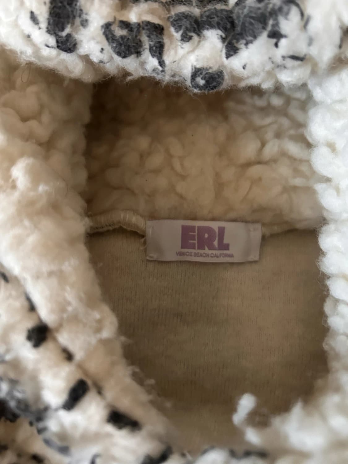 ERL 이알엘 스컬 프린티드 빈티지 플리스 후디 상품이미지4