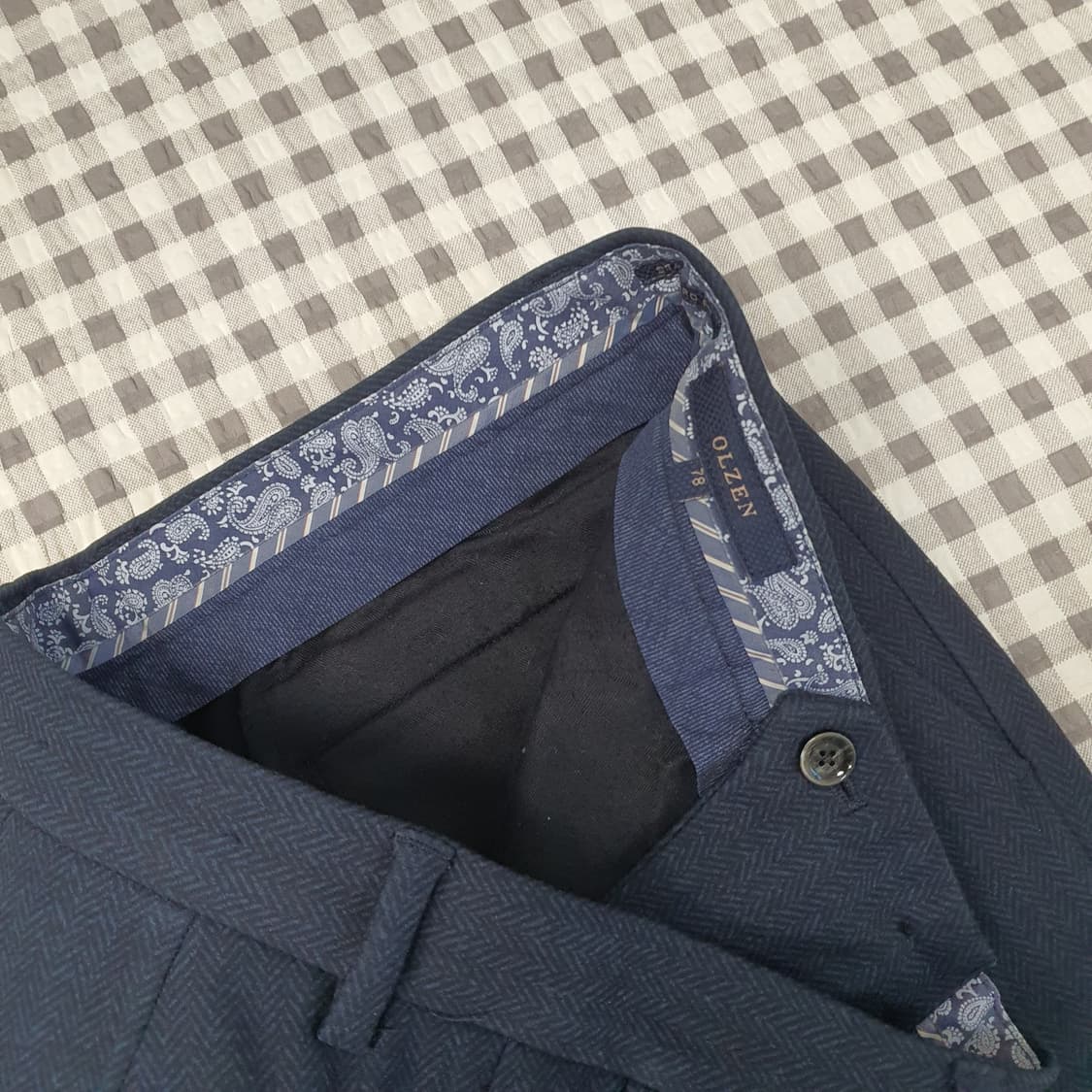 올젠 기모 스판 팬츠 남자30 상품이미지2