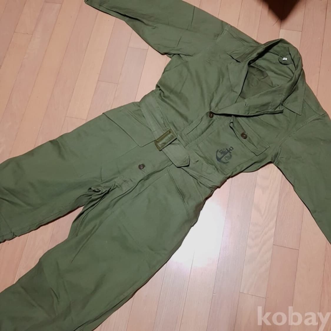 1951년 미군 HBT 한국전쟁 해군 점프수트//와-12흰 상품이미지1