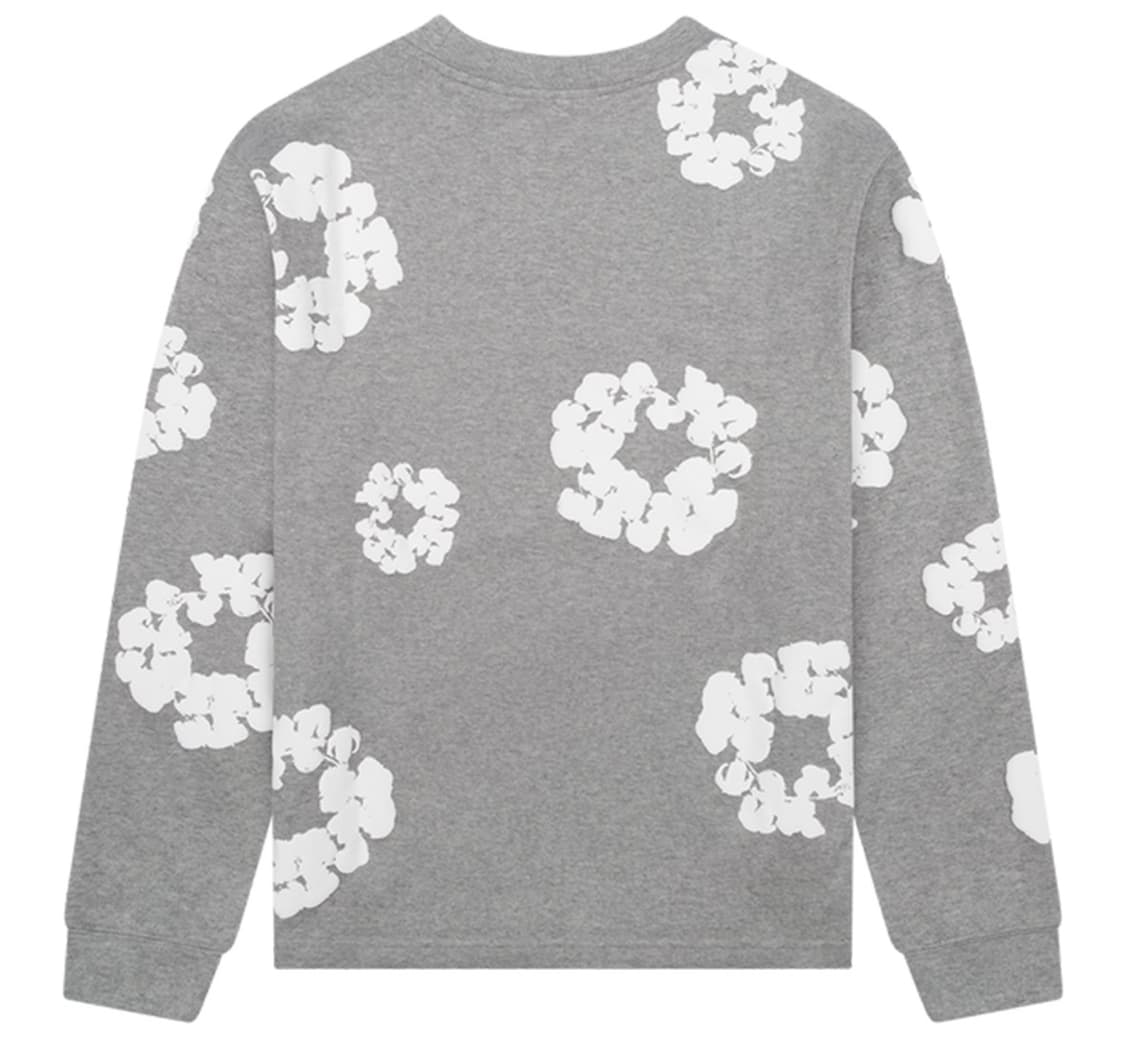 (XXL)데님티어스 롱슬리브 코튼 긴팔 그레이 새제품 상품이미지2