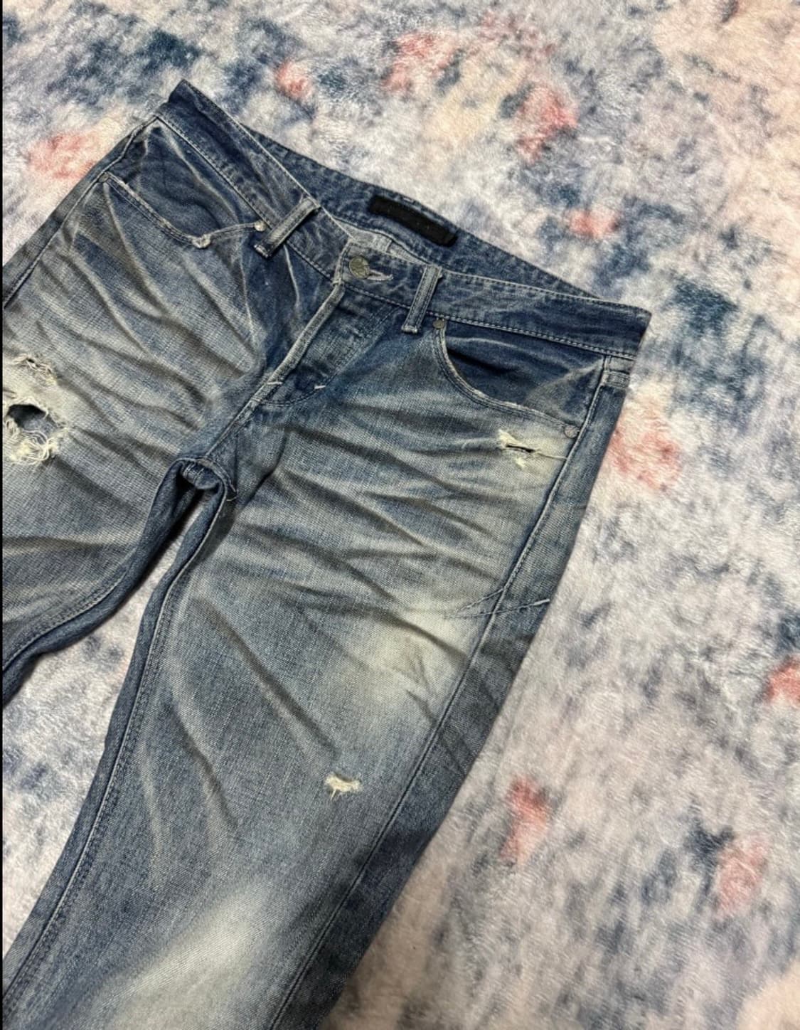 Fuga 00s archive whisker boot cut denim 상품이미지4