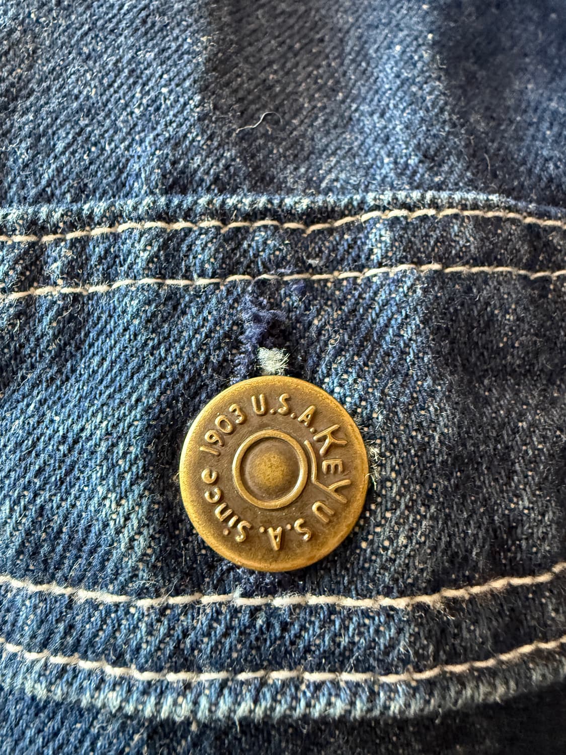 KEY USA made 데님초어자켓 XL 44 상품이미지5