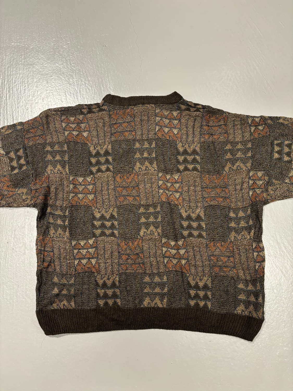 빈티지 패턴 아크릴 니트 상품이미지5