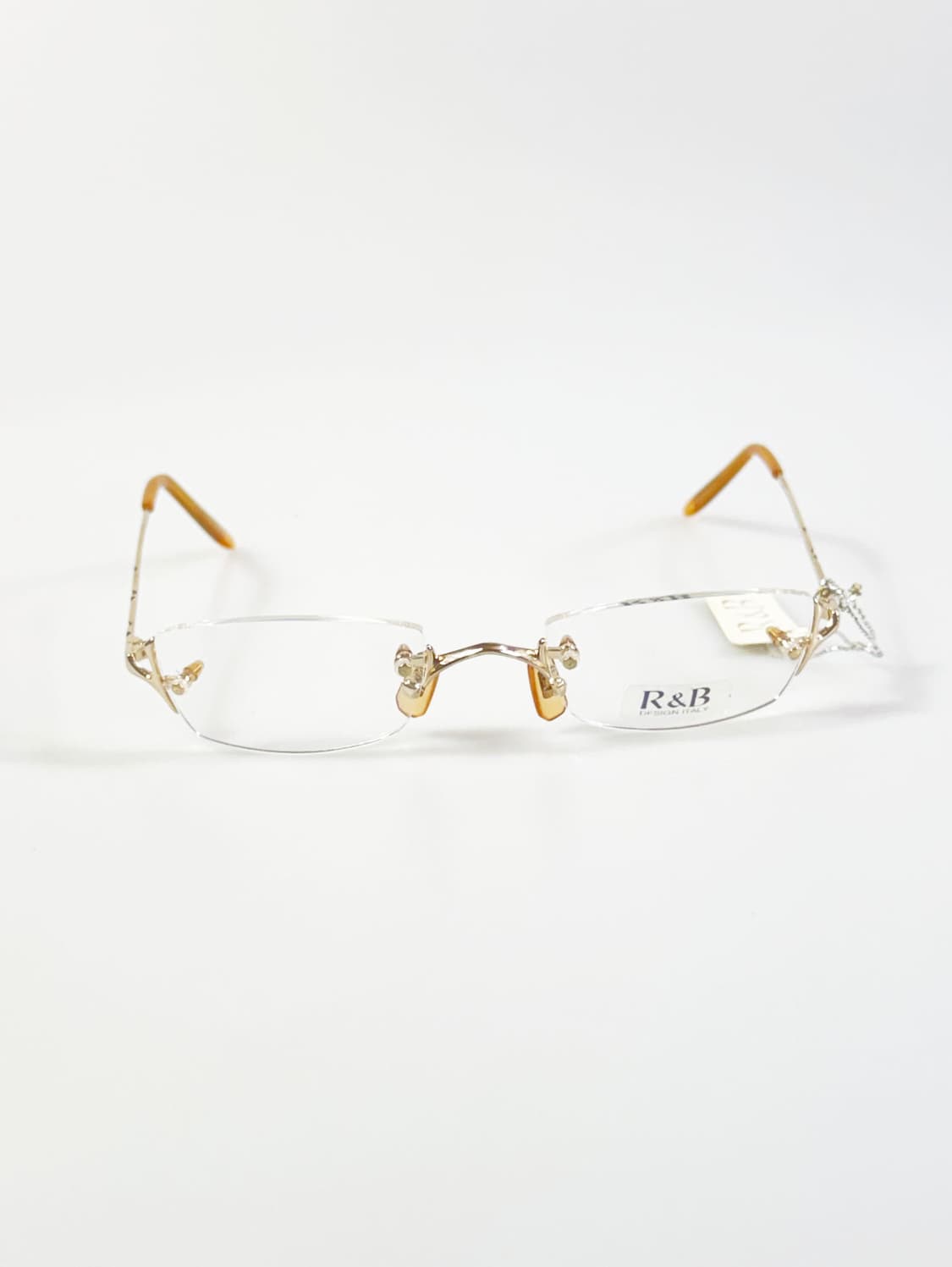 R&B EYEWEAR 골드 무테 스퀘어 메탈 빈티지 안경 상품이미지3