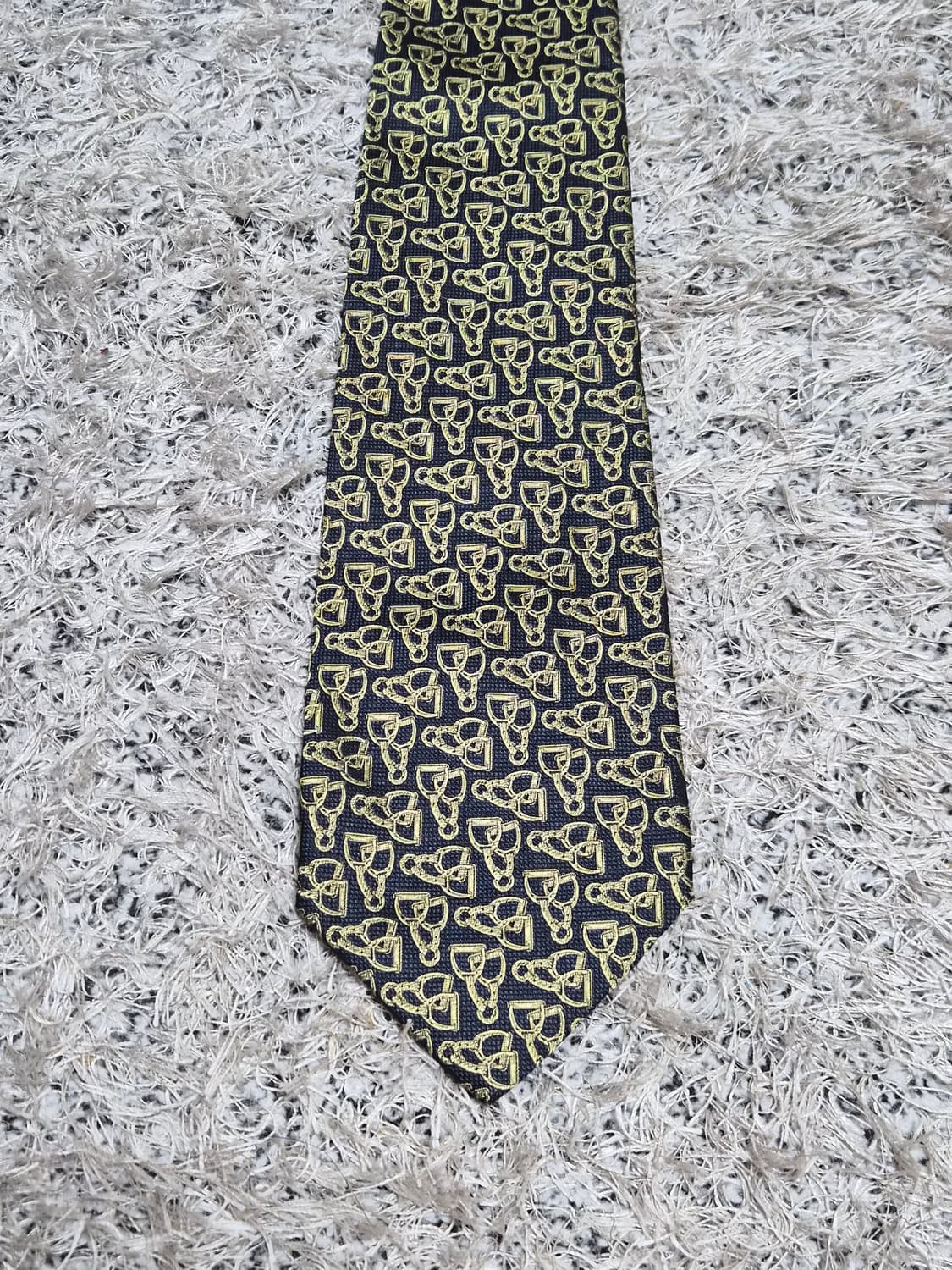 버버리Burberry 금장 패턴 넥타이 Free - N34 상품이미지2