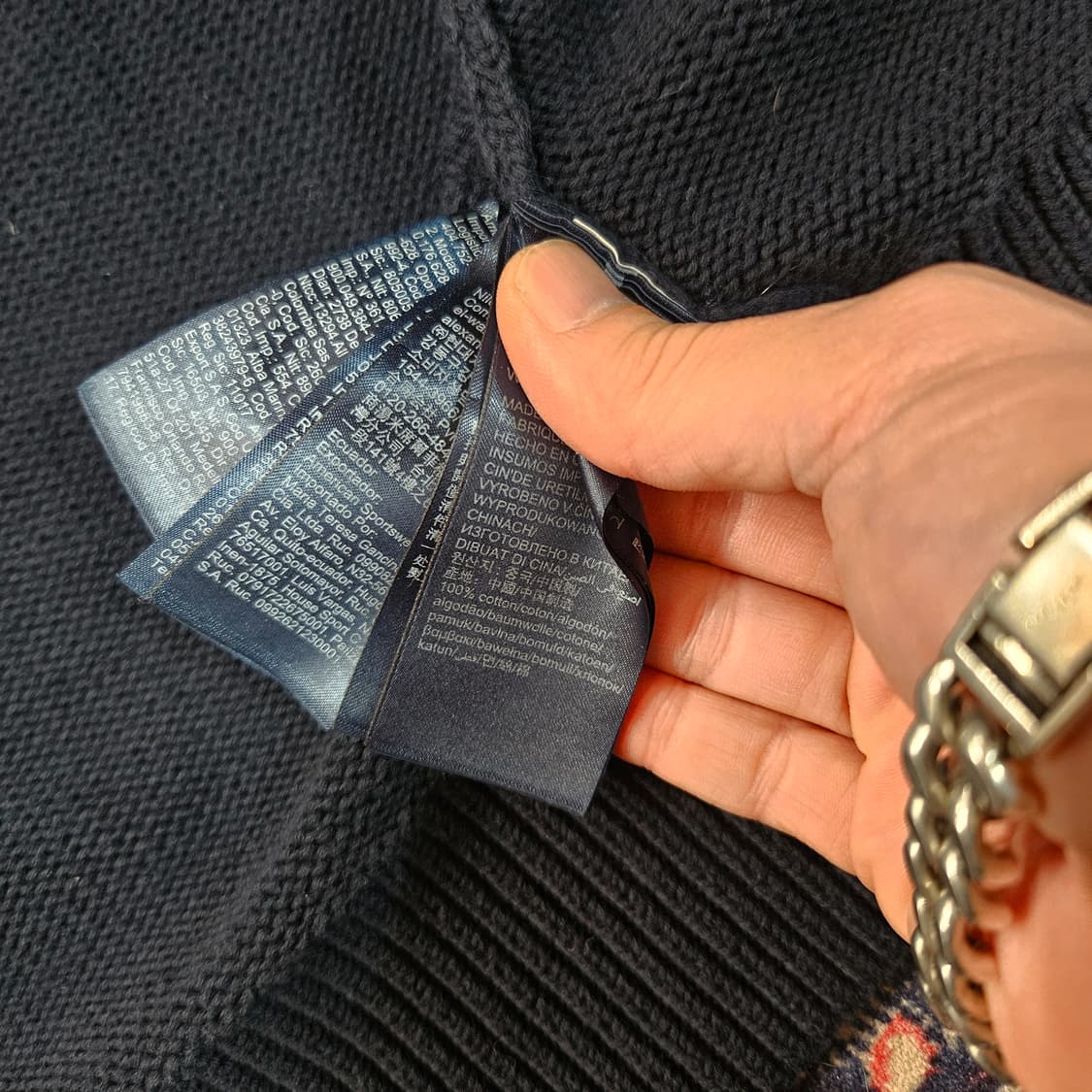 타미힐피거 네이비 집업 가디건 자켓 상품이미지7