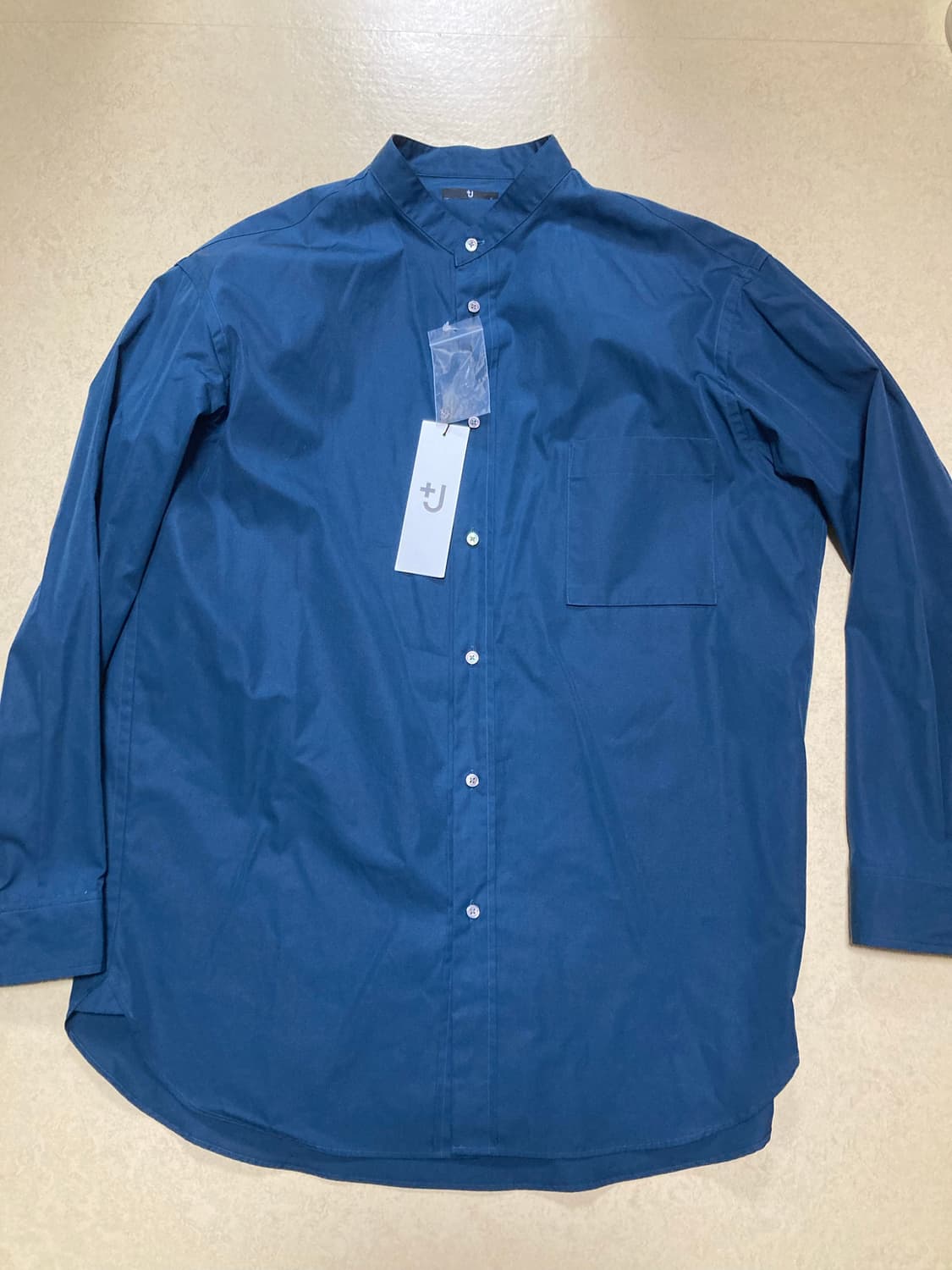 유니클로 질샌더 +j 수피마코튼 오버사이즈 셔츠 (L 새상품) 상품이미지1