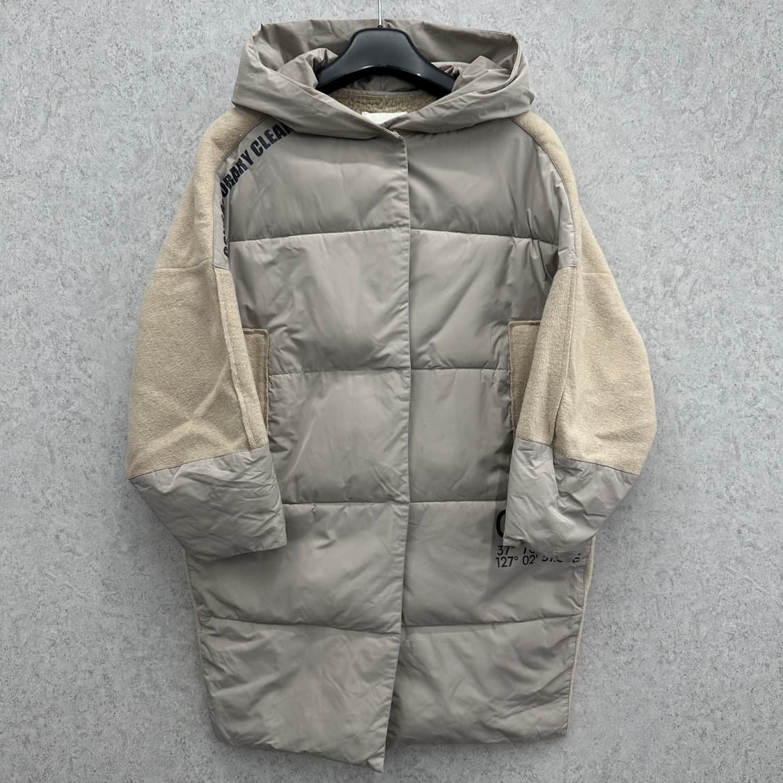 FREE 쥬시쥬디 여자 안감 뽀글이 웰론 패딩 상품이미지1