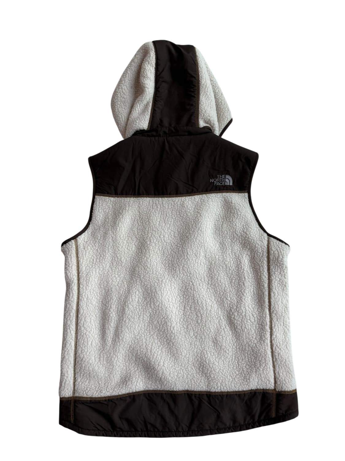 노스페이스 브라운 후리스 베스트 집업 상품이미지6