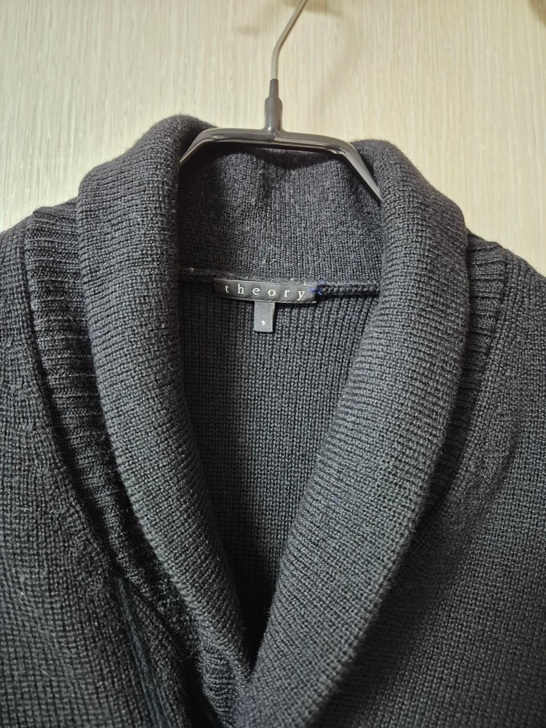 띠어리 숄카라 니트 울니트 스몰 남성 90-95  상품이미지5