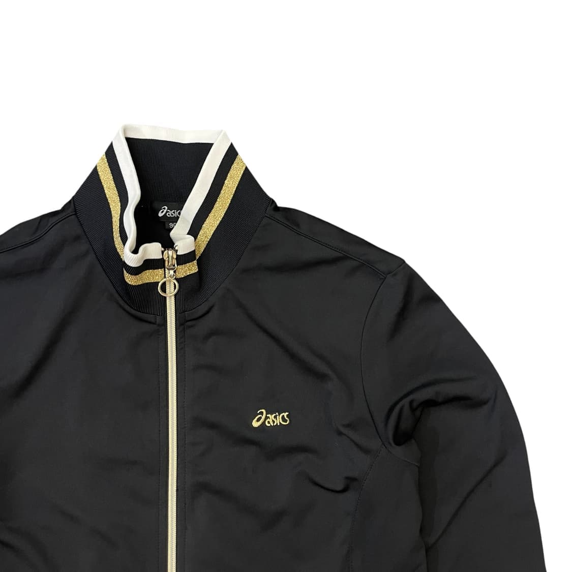 아식스 블랙 골드글리터 y2k 져지 트랙탑 90 상품이미지3