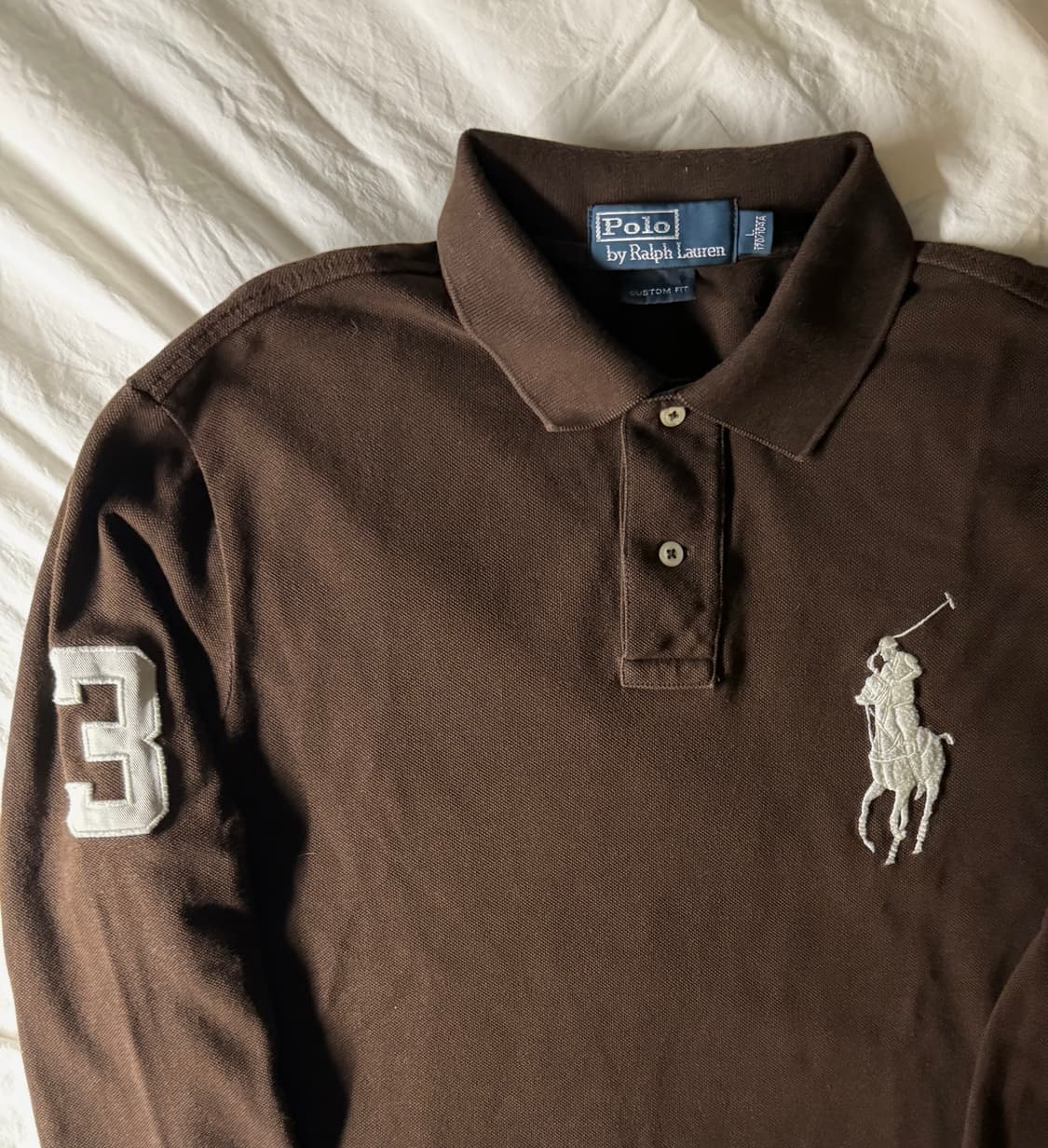 폴로 빅포니 카라 롱슬리브 브라운 상품이미지1