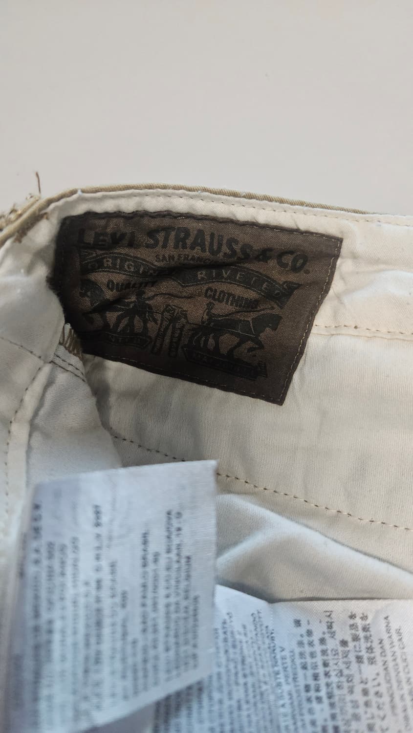 Levi's 리바이스 베이지 치노 반바지 (W33) 상품이미지4