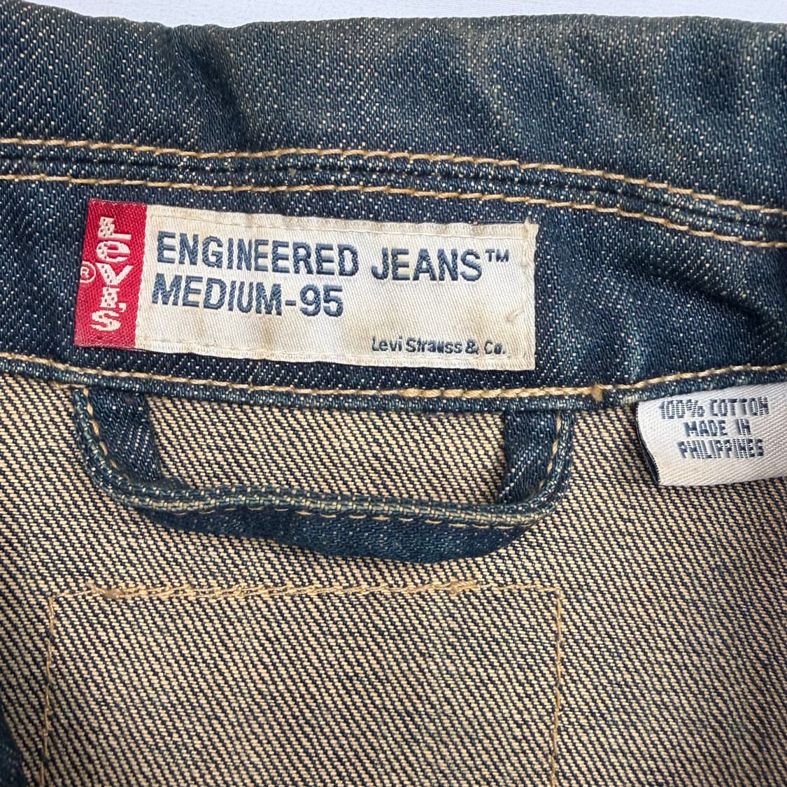 리바이스 엔지니어드 워싱 데님 자켓 M 상품이미지7