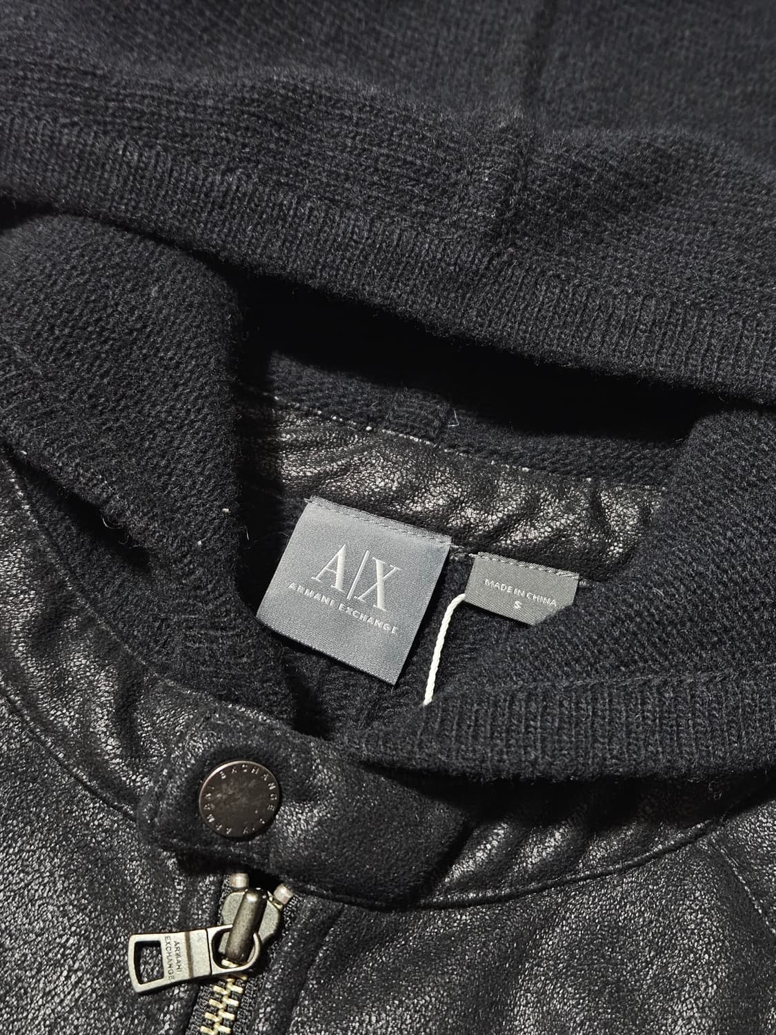 알마니 익스체인지 니트 집업 자켓 S  상품이미지4