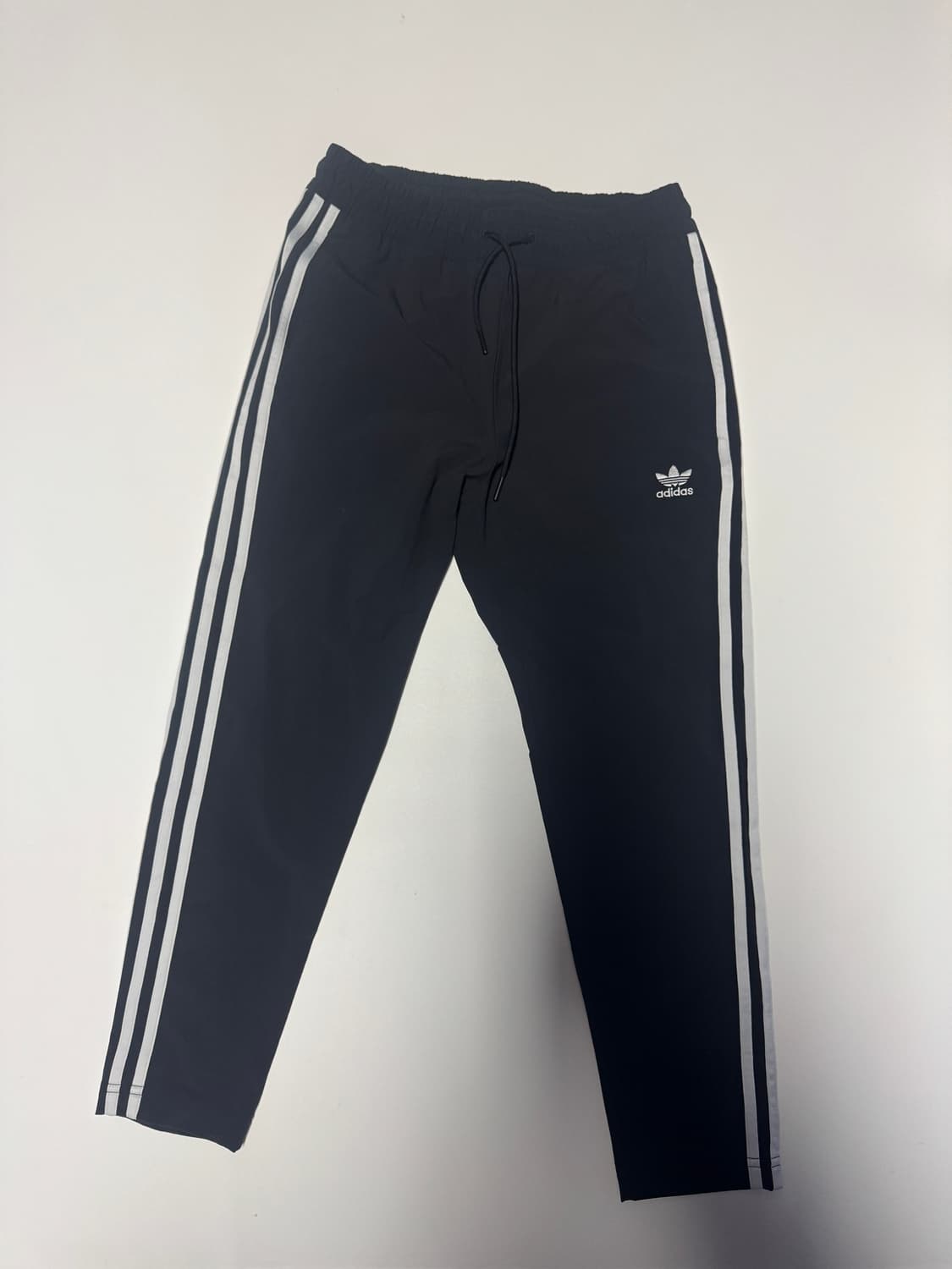 여성 아디다스 삼선 트랙 트레이닝 나일론 팬츠 블랙 Xs 상품이미지1