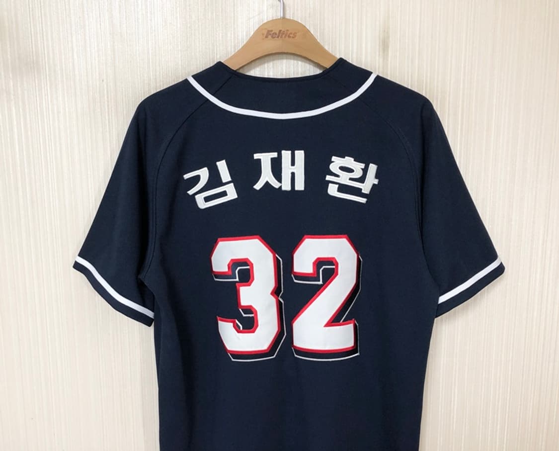 KBO 두산베어스 원정유니폼/져지 90(S) #32 김재환 상품이미지9