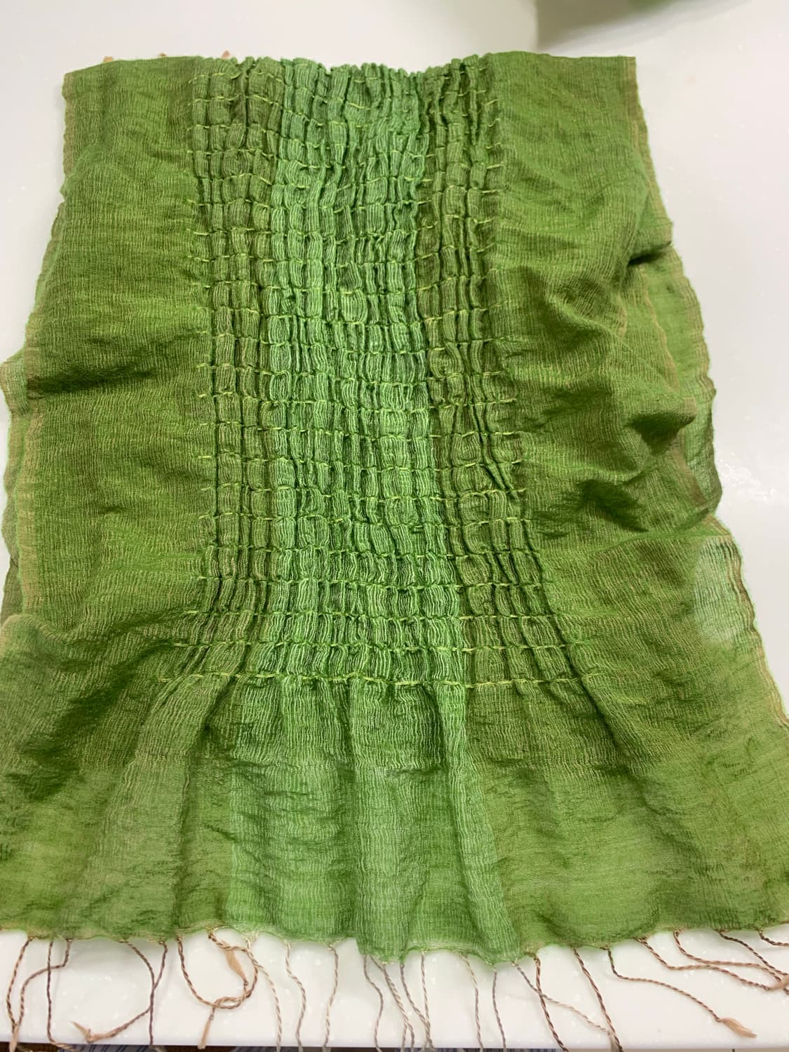 빈티지 녹색 스카프 상품이미지1