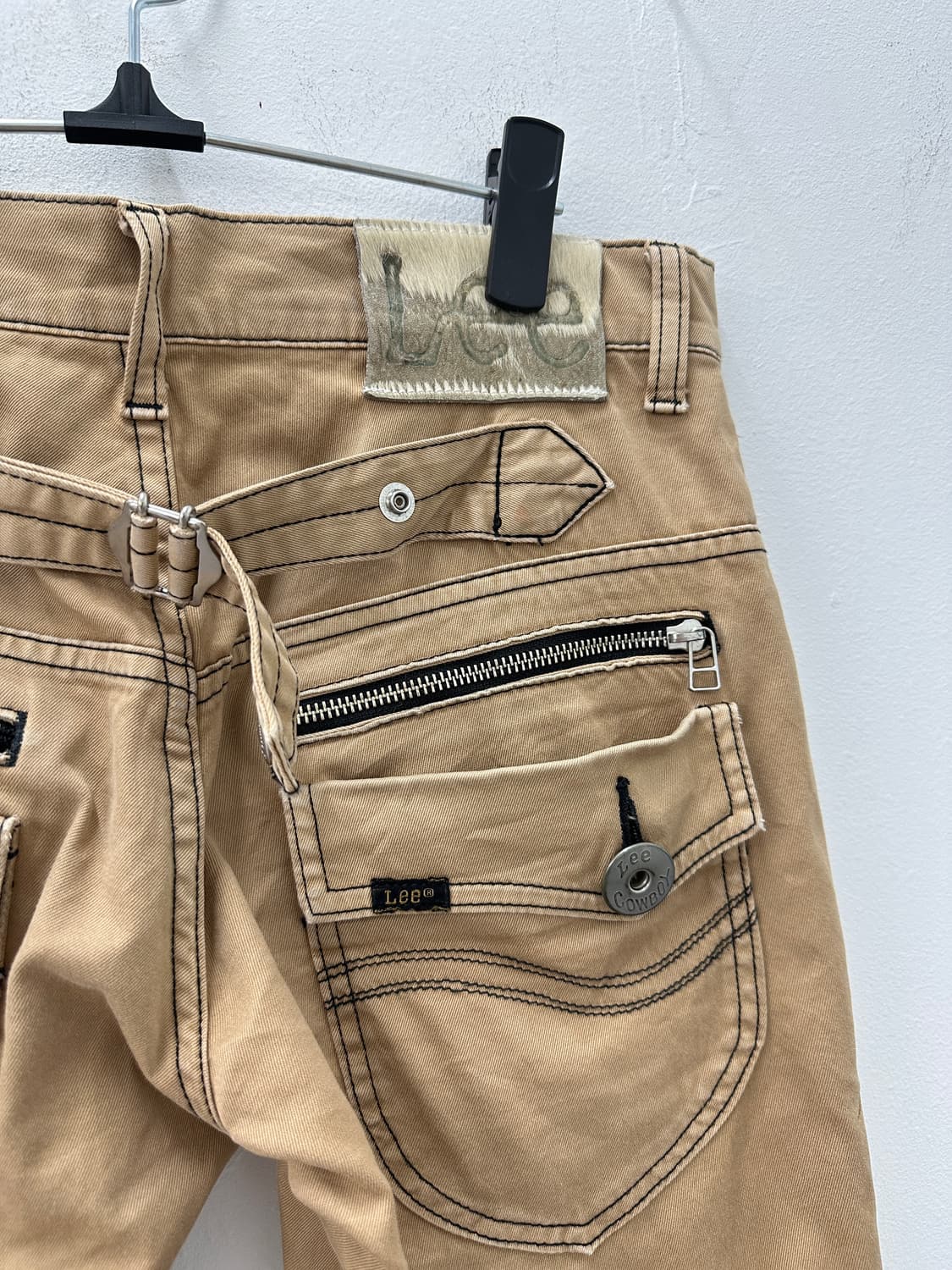 LEE zipper point back detail moto pants 상품이미지7