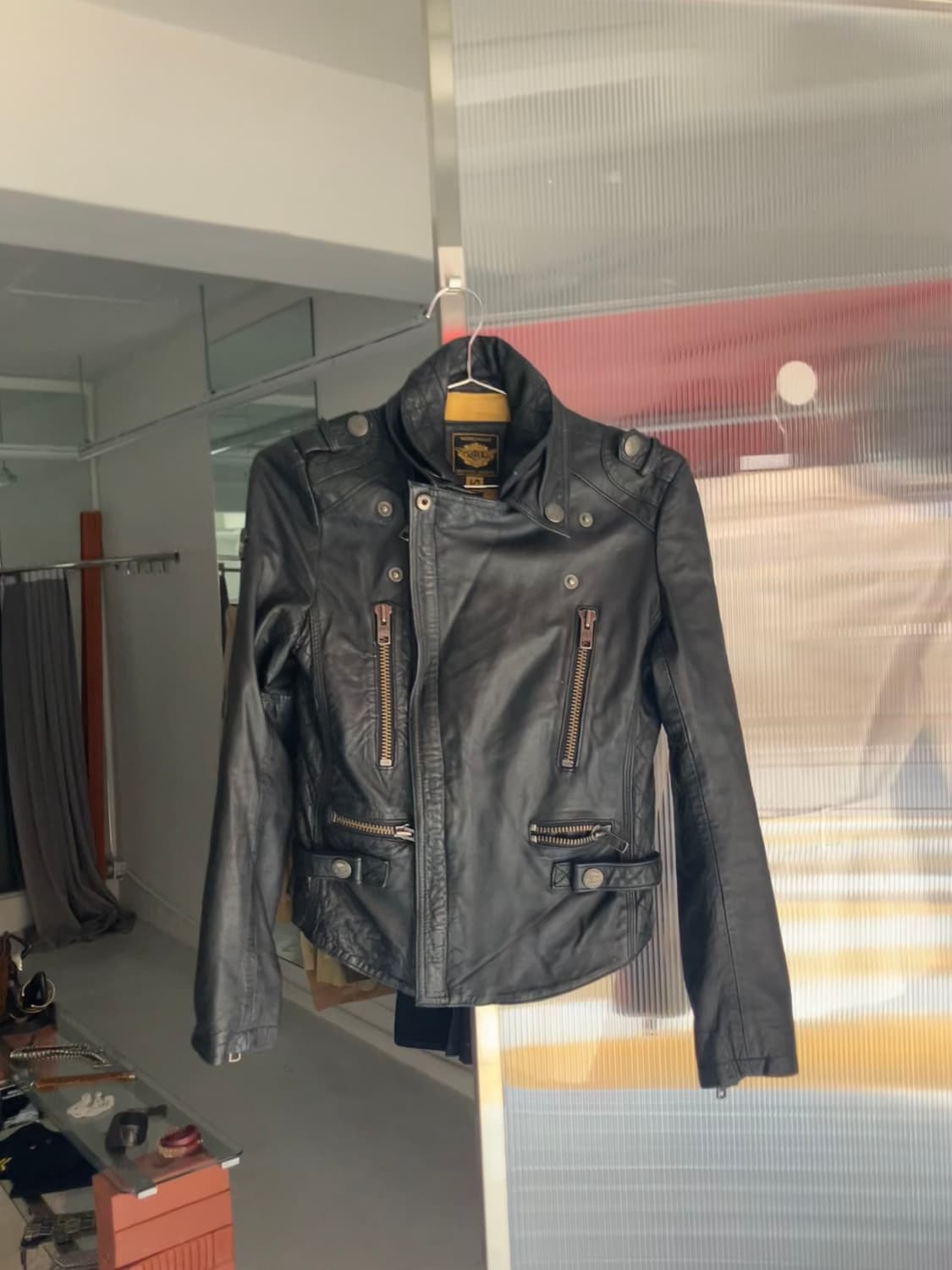 바이커 레더자켓  상품이미지1