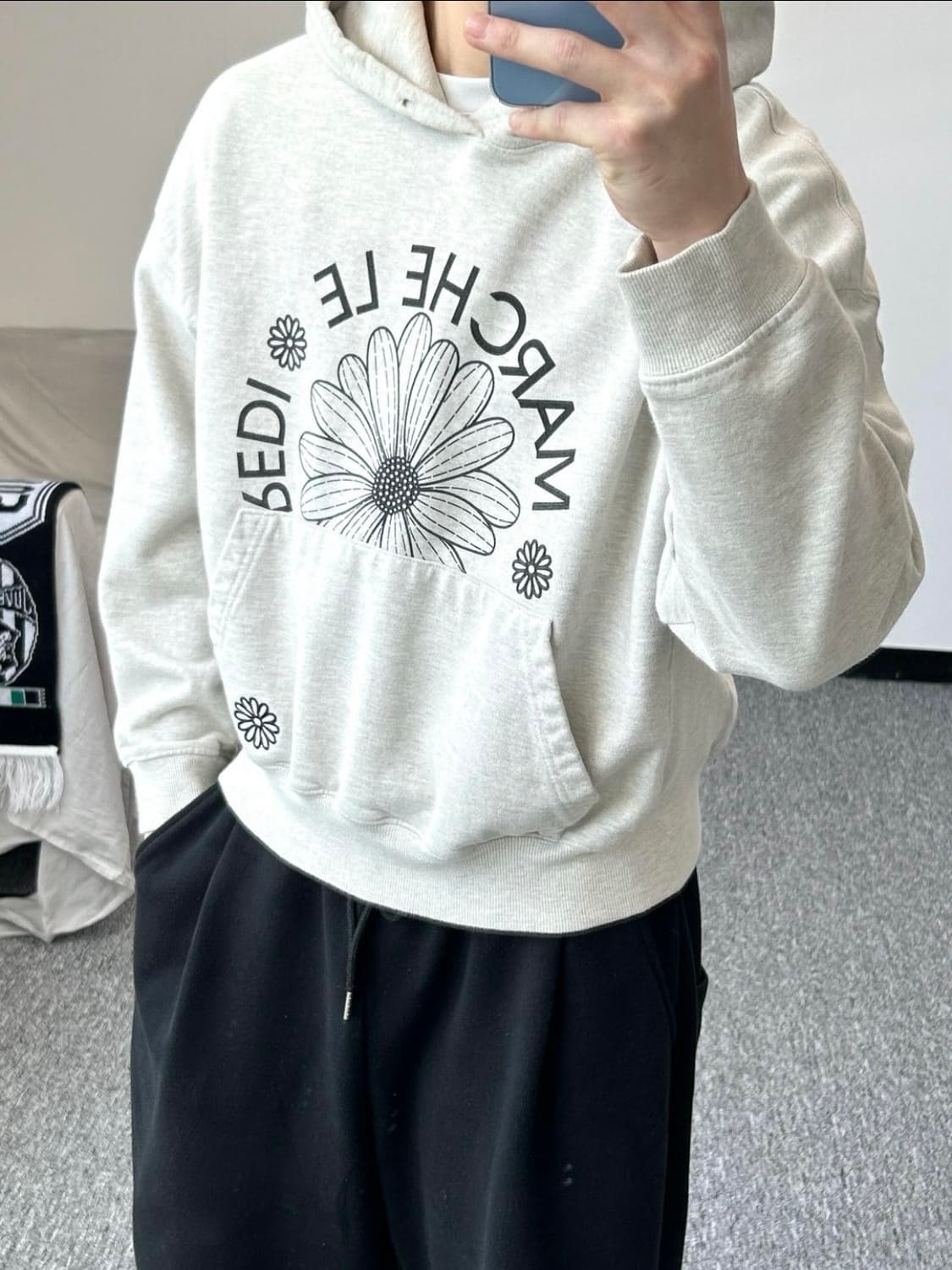 마르디메크르디 데이지 후드티 상품이미지9