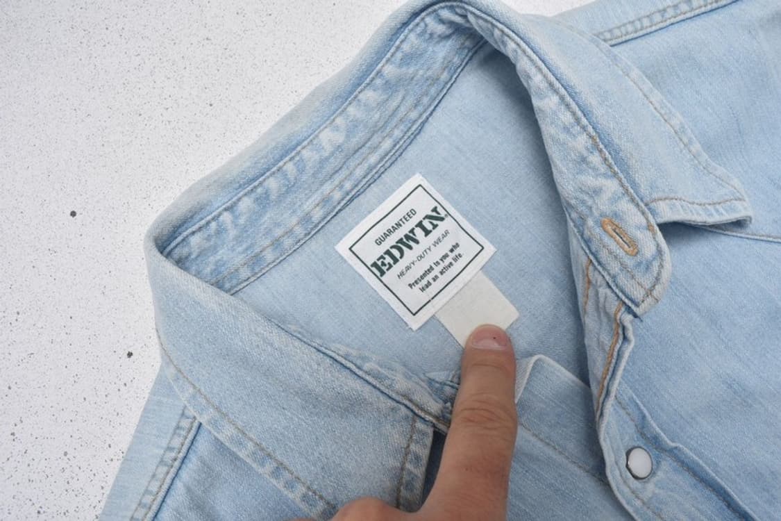 00S 에드윈 웨스턴 데님 셔츠 M0060 상품이미지5