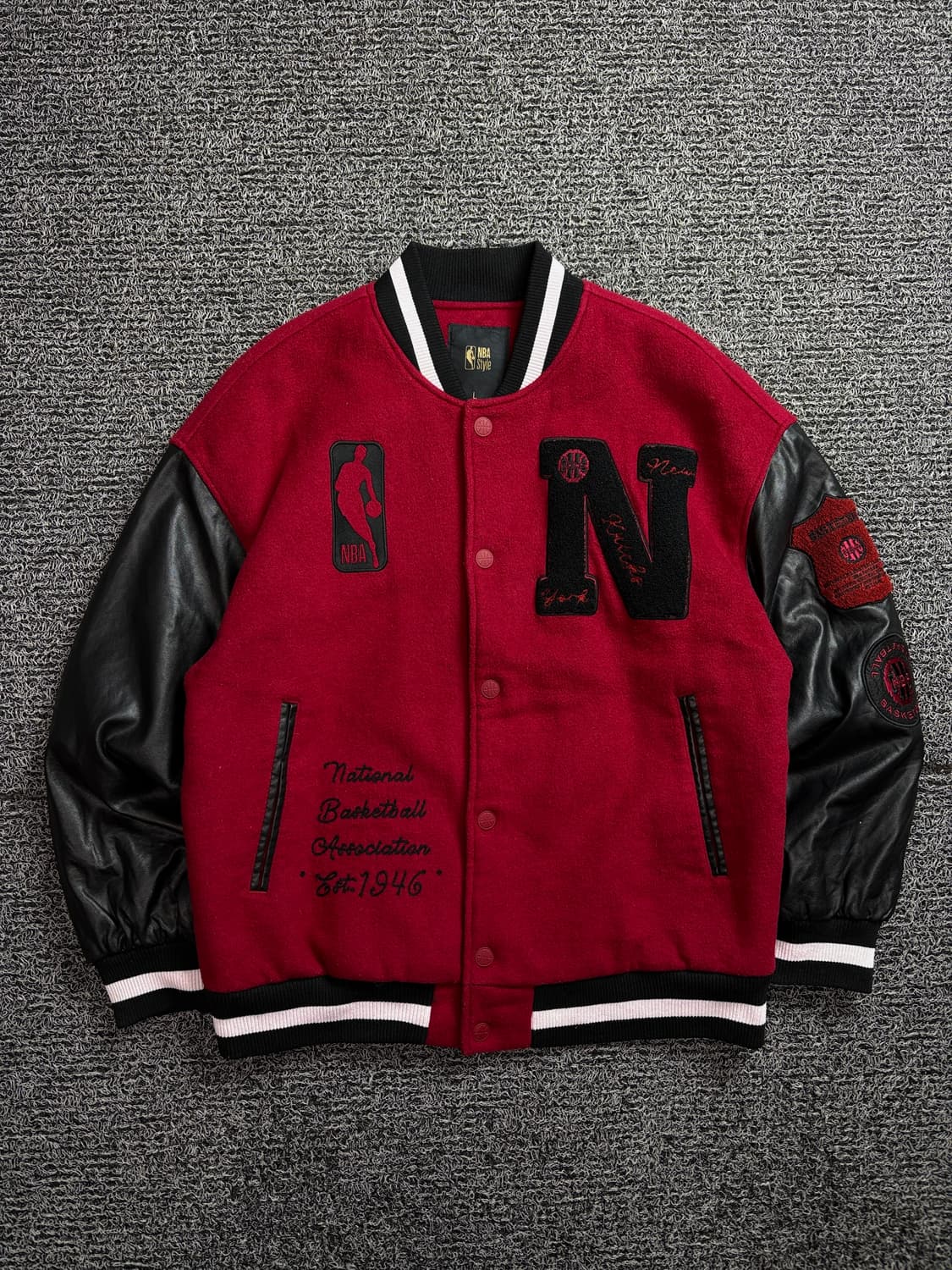 NBA 유니 이니셜 로고 바시티 점퍼 2278 상품이미지2