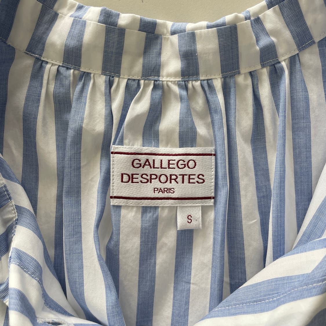 가예고 데스포르테 스트라이프 오버핏 셔츠 상품이미지8