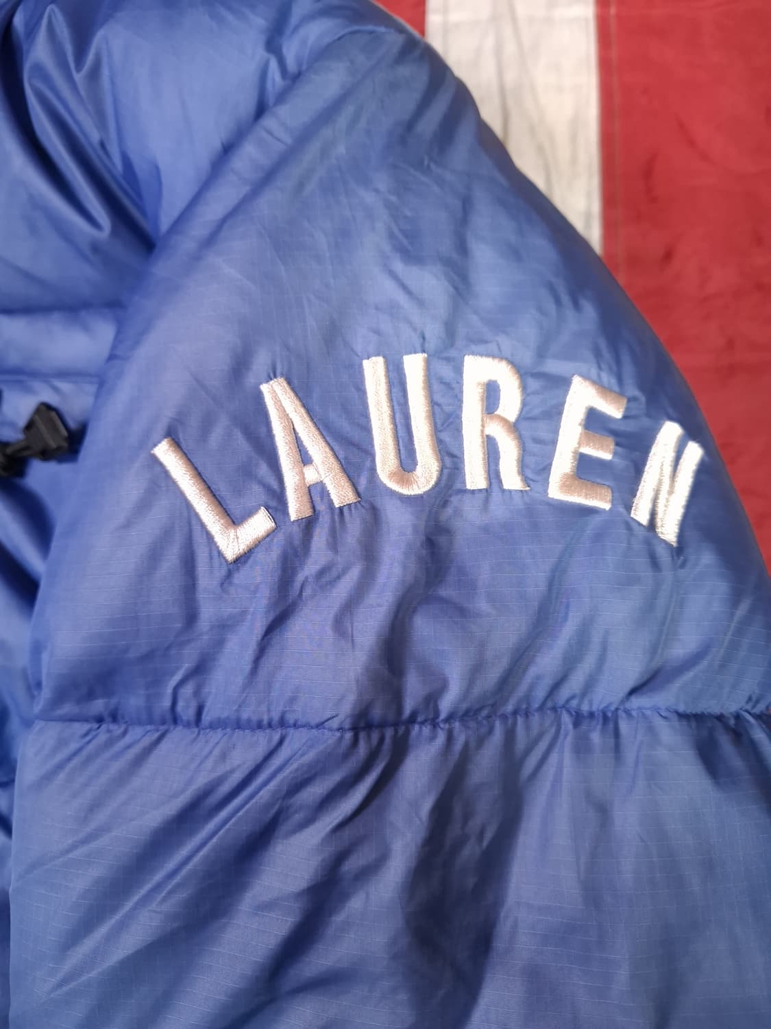 90's 일본판 오리지날 랄프로렌폴로 진스 로고 푸퍼 다운 패딩 상품이미지2