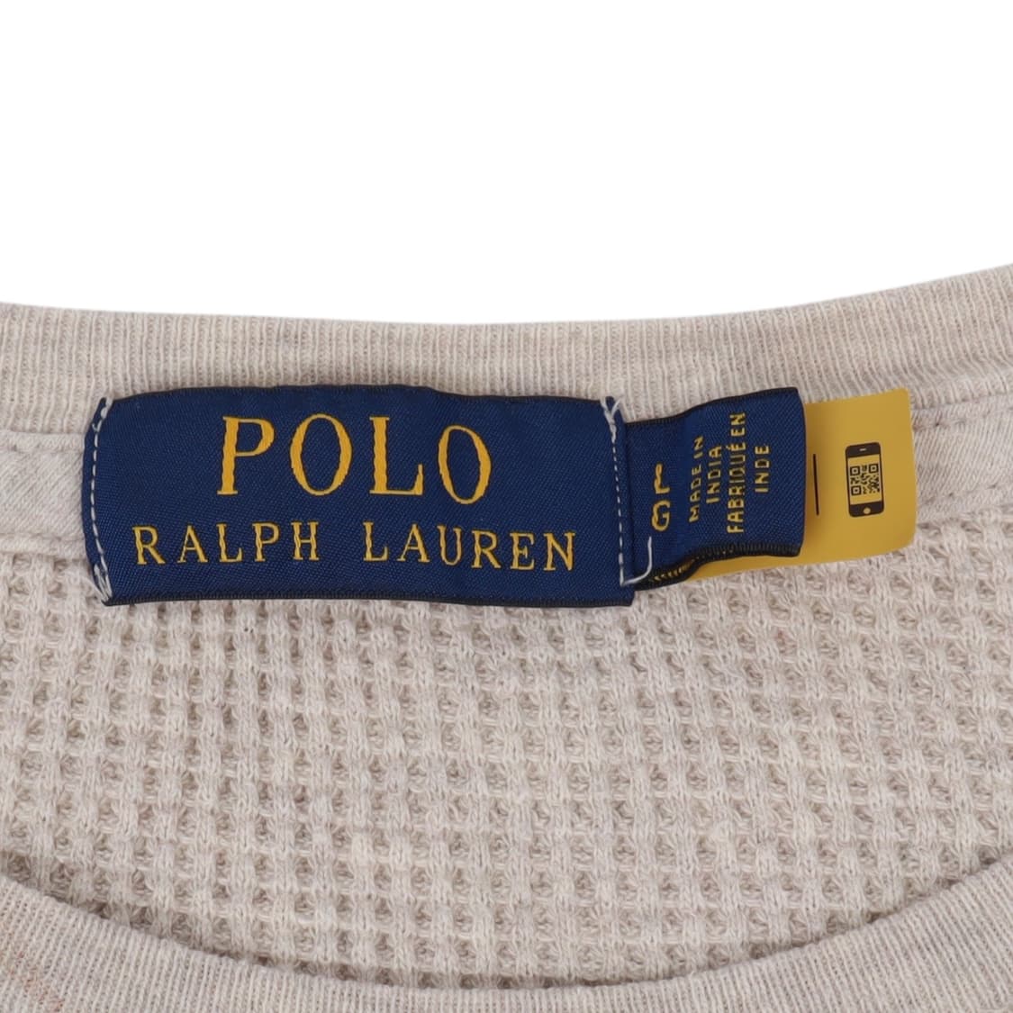 폴로 랄프로렌 QR 베이지 와플 롱슬리브 상품이미지8