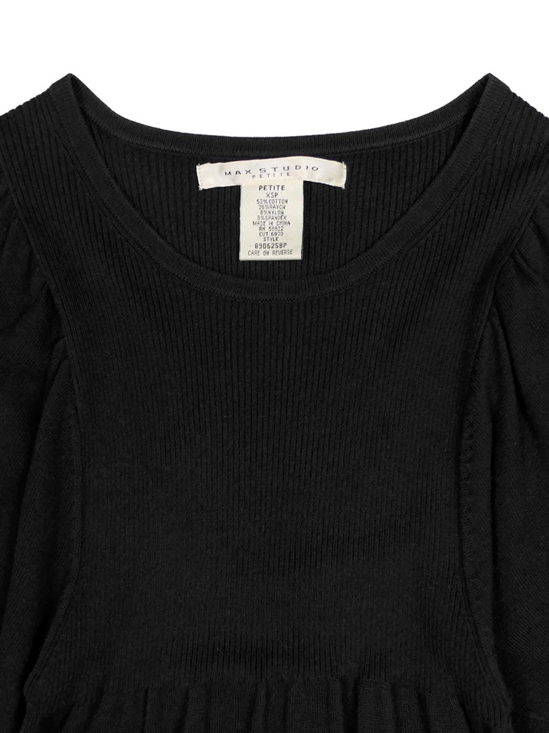 Max studio puff sleeve knit dress 상품이미지2